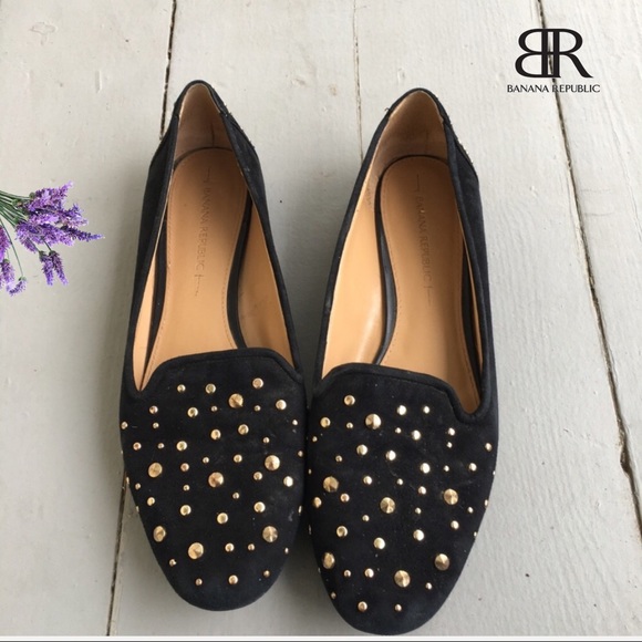 Banana Republic Shoes - Banana Republic studded flats Sz 9M